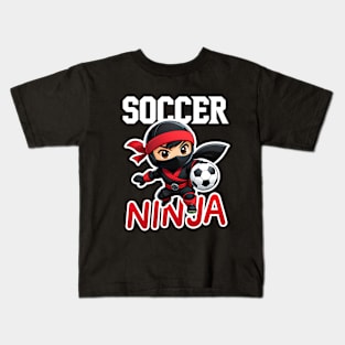 Mini Ninja Soccer Kids T-Shirt